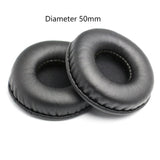 Universal Ersatz Ohrpolster Kissen für Kopfhörer 45mm - 115mm 1 Paar Schwarz