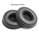 Universal Ersatz Ohrpolster Kissen für Kopfhörer 45mm - 115mm 1 Paar Schwarz