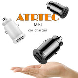 2X 5A Schnellladegerät Mini Dual USB Autoladegerät + Kabel für Handy Top Quality