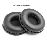 Universal Ersatz Ohrpolster Kissen für Kopfhörer 45mm - 115mm 1 Paar Schwarz