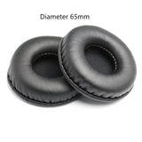 Universal Ersatz Ohrpolster Kissen für Kopfhörer 45mm - 115mm 1 Paar Schwarz