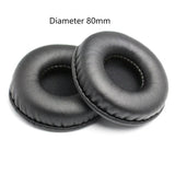Universal Ersatz Ohrpolster Kissen für Kopfhörer 45mm - 115mm 1 Paar Schwarz