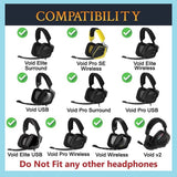Ersatz ohrpolster für Corsair Void/Void v2/Void Pro/Void Elite/Surround RGB USB