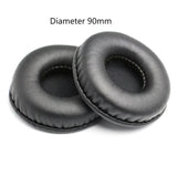 Universal Ersatz Ohrpolster Kissen für Kopfhörer 45mm - 115mm 1 Paar Schwarz