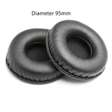 Universal Ersatz Ohrpolster Kissen für Kopfhörer 45mm - 115mm 1 Paar Schwarz