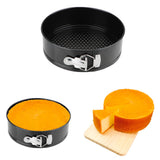 Non-Stick Metal Bake Mould Round Cake Pan Bakeware Carbon Steel Cake Molds
