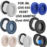 1 Paar Ohrpolster für JBL E65BTNC Duet ANC LIVE 650/660NC Kopfhörer, hochwertige