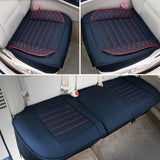 Full-Surrounded Car Seat Cover Premium PU Leather Auto Seat Protector Cushion