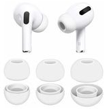 Earplugs for Apple AirPods PRO / PRO 2 Tips Silicone Size Set XS-L White