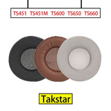 Runde Ohrpolster für Takstar TS451, TS451M, TS451M, TS600, TS650 und TS660 Kopfh