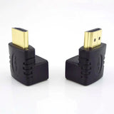 2X HDMI Male to HDMI Female HDMI 90° degree Winkel Adapter HDMI Elbow 2 PCs