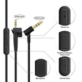 Ersatz Audiokabel für Bose AE2 AE2i AE2w Kopfhörer 1.5M Kabel mit Mikrofon