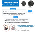 1 Paar Ersatz-Ohrpolster für Plantronics-Headsets, HW251N HW510  50 mm