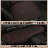 Large Flax Car Seat Cover Protector Linen Front Rear Back Cushion Protection