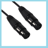 Y-Splitter Verlängerungsadapter 3-poliger XLR-Stecker auf Dual-Buchse kabel