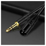 Câble jack 6,35 TRS vers XLR, jack stéréo symétrique 6,35 mm vers XLR 1,8 m