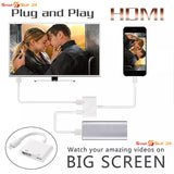 Kompatible mit iphone zu HDMI Digital TV AV Adapterkabel für iPhone zu TV HDMI