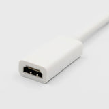 Mini DP zu HDMI-kompatibles Kabel 4K Stecker auf Buchse Display Port Adapter