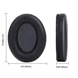 Ersatz Ohrpolster für Kopfhörer Sony WH-1000XM4 Schwarz  Premium Qualität 1 Paar