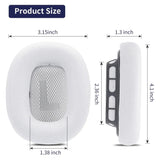 Ersatz Ohrpolster für Apple AirPods Max Kopfhörer earpad Silber