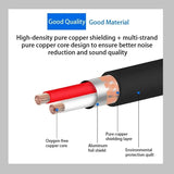 XLR Cable 3.5mm to XLR Aux Audio Cord TRS Stereo Male to 2XLR Male 1M