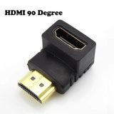 2X HDMI Male to HDMI Female HDMI 90° degree Winkel Adapter HDMI Elbow 2 PCs