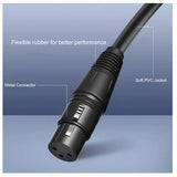 XLR Cable Audio Line 3Pin XLR Male to Female Microphone Extension Cable 1M