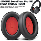 Ohrpolster für 1More SonoFlow/SonoFlow SE headphones Schwarz 1 Paar