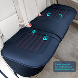 Full-Surrounded Car Seat Cover Premium PU Leather Auto Seat Protector Cushion