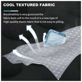 Car Seat Cushion Summer Cooling Ice Silk Seat Cover Car Ventilation Seat