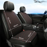 Large Flax Car Seat Cover Protector Linen Front Rear Back Cushion Protection