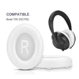 OHRPOLSTER Earpads für Bose 700/NC700/700NC Premium Qualität Weiß 1 Paar