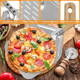 Pizza Shovel Cake Lifter 6.5/10/12 inch Metal Non-Stick Tray for Homemade Baking