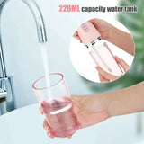 Tragbare elektrische Munddusche WasserFlosser 4 Düsen 3 Modi Zahnreiniger