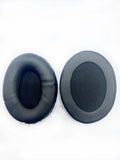 Oval ohrpolster für Kopfhörer Covers Sponge Leder Schwarz Universal Earpads