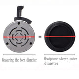Universal Ersatz Ohrpolster Kissen für Kopfhörer 45mm - 115mm 1 Paar Schwarz