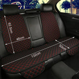 Large Flax Car Seat Cover Protector Linen Front Rear Back Cushion Protection