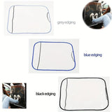Transparent Back Seat Protector for Car Slip/Kick/Dirt-Resistant Seat Back Cover