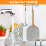 Pizza Shovel Cake Lifter 6.5/10/12 inch Metal Non-Stick Tray for Homemade Baking