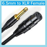 3.5mm To Mini XLR Female Stereo Audio Cable TRS To 3-pin Mini XLR TRS 1/4 to XLR