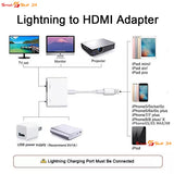 Kompatible mit iphone zu HDMI Digital TV AV Adapterkabel für iPhone zu TV HDMI