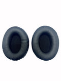 Oval ohrpolster für Kopfhörer Covers Sponge Leder Schwarz Universal Earpads