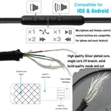 Ersatz Audiokabel für Bose 700 NC700 Kopfhörer Kabel mit Mikrofon