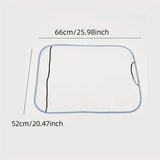 Transparent Back Seat Protector for Car Slip/Kick/Dirt-Resistant Seat Back Cover
