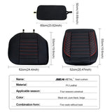 Full-Surrounded Car Seat Cover Premium PU Leather Auto Seat Protector Cushion