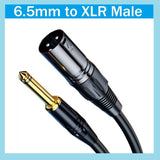 1M 3,5 mm auf Mini-XLR-Buchse Stereo-Audiokabel 3,5mm auf 6,35mm XLR aufio kabel
