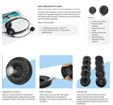 1 Paar Ersatz-Ohrpolster für Plantronics-Headsets, HW251N HW510  50 mm