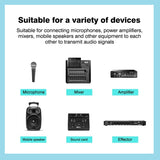3.5mm To Mini XLR Female Stereo Audio Cable TRS To 3-pin Mini XLR TRS 1/4 to XLR