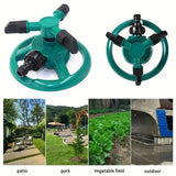 Sprinklerdüse 360 Grad Automatische rotierende Wassersprühdüse Gartenrasen