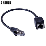 RJ45 LAN Ethernet Splitter Verteiler 1 auf 1 Netzwerkadapter,Buchse Adapterkabel